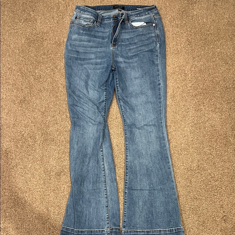 Judy Blue Classic Denim Flare Jeans